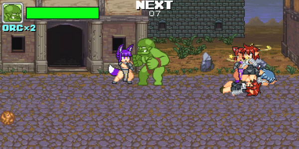 Monster Girl Conquest Records Battle Orc - Screenshot 1